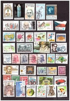 Poštovní známky směs Česko.