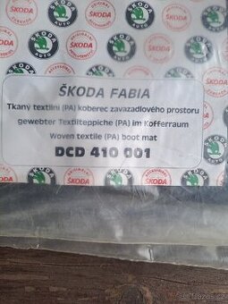 Koberec do kufru na Fabii 1