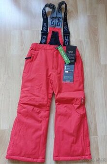 Nové dívčí zimní lyžařské kalhoty, oteplovačky, 110/116