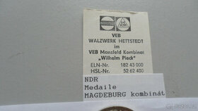 MEDAILE MAGDEBURG NDR.