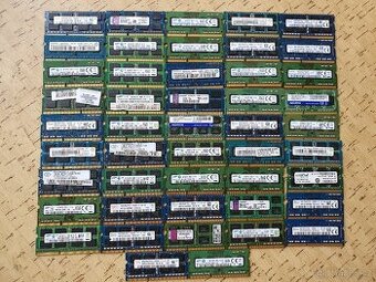 47x ddr3 4gb do Notebooku. Kus : 150kč.
