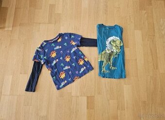Set triček s dlouhým rukávem Hej Hafí, 2x tričko, vel. 116