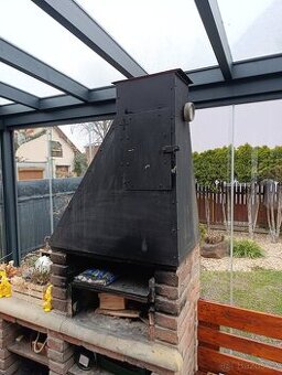 Prodám komín k venkovnímu krbu