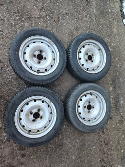 4x zimní pneu na plechových discích Peugeot Partner