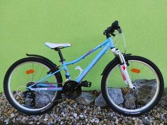 Značkové dětské kolo SUPERIOR 24" (světle modrá)