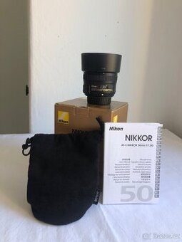 objektiv NIKKOR 50 mm f/1,8 G pro FULL FRAME