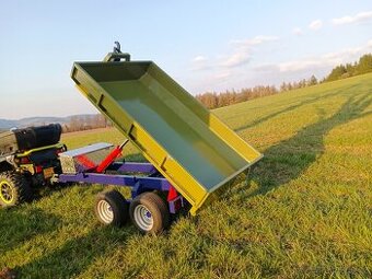 Hákový nosič kontajneru za čtyřkolku, malotraktor