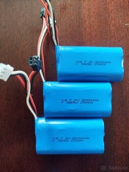 Baterie 7,4V 8000mAh 18650 SM-2P Li-ion