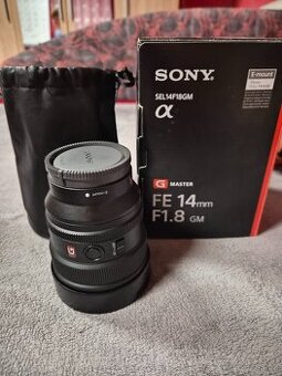Sony FE 14mm F1.8 GM pro Sony E-mount