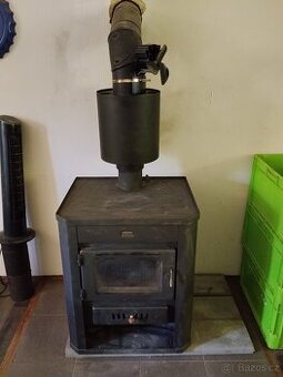 Krbová kamna teplovzdušná 15,9kW