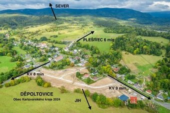 Prodej, pozemky/bydlení, 1043 m2, Děpoltovice, Karlovy Vary 