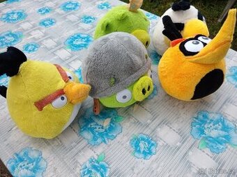 plyšáci Angry Birds hlavy