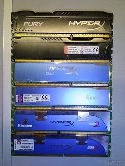 paměti pro PC (DDR4, DDR3, DDR2)