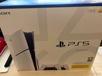 PlayStation 5 (Slim) - 1TB + 2x DualSense Wireless Controlle
