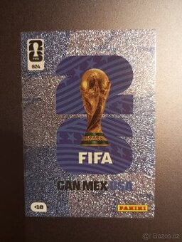 PANINI Fifa World Cup 2026 Logo/Emblem - karta 624 - modrá