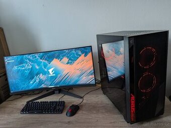 Herní Počítač Aorus+Monitor