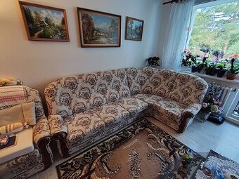 Rustikální rohová sedací souprava – holandský styl