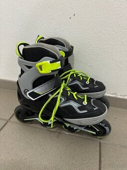 Dětské rostoucí kolečkové brusle Decathlon (vel. 32–35)