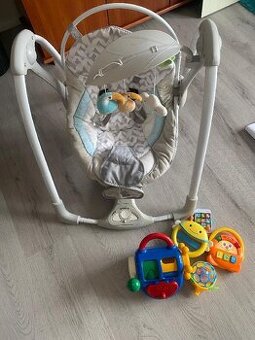 Ingenuity Houpačka vibrující Nash 2v1, 0m+ 9 kg