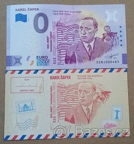 0 eur souvenir Karel Čapek R.U.R. a Love Card Hammam/Čapek