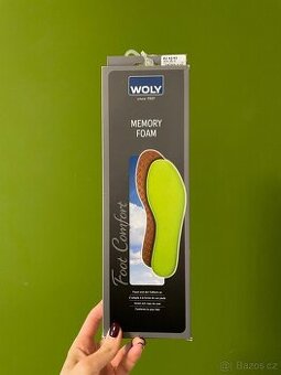Vložky do bot Woly Memory Foam, vel. EU 42/43