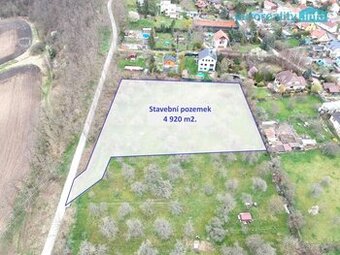 Prodej, stavební pozemky, 4 920 m2, Plzeň - Božkov