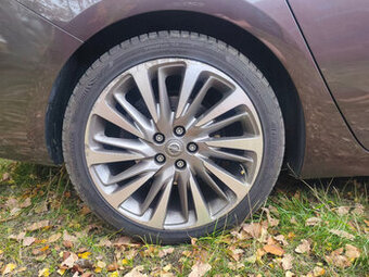 Orig. alu kola Opel 18" 5x105 letní pneu Hankook