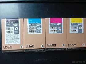 Inkoustové náplň Epson T6171, T6172, T6173, T6174 originál