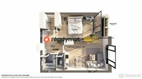 Prodej byt OV 2+kk,  56 m2, Za Kasárnami, Hodonín - 1