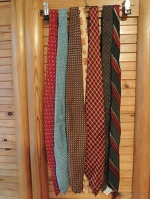 Retro kravaty, 7 ks, nošené - 1