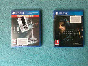 Until Dawn a Death Stranding PS4
