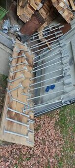 Železné sloupy 3m, Kotvy na pergoly