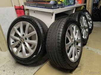 Alu kola Škoda Fabia III 5x100 r16 Originál,pneu7mm215/45/16