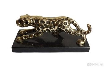 Luxusní dekorativní plastika leoparda