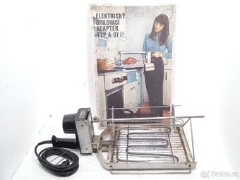 Retro elektrický grilovací adaptér do trouby