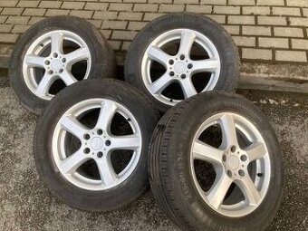 4x ALU kola 5x112 R16 + pneu 215/60 95V