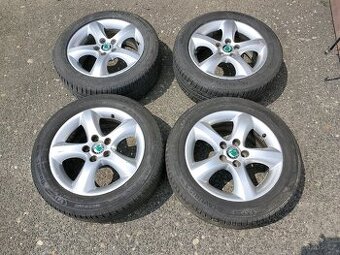 Originál Škoda Fabia II ALU kola 195/55/15