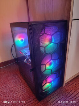 Herní PC - Ryzen 5 4500, 16GB RAM, 1TB NVME, 5700XT, WIN11