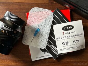 7Artisans 75mm f/1.25, Leica M bajonet, v perfektním stavu