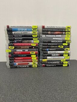 Originální hry na playstation 3