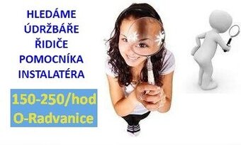 ÚDRŽBÁŘ, ŘIDIČ, INSTALATÉR, POMOCNÍK. Ostrava 150-250/hod
