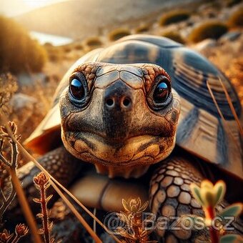 Suchozemská želva + vybavení k chovu