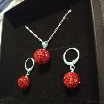 Krásná sada swarovski styl / Mix barev