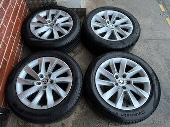 Alu 17" 5x112, škoda Stratos , letní 80% TOP SUP3