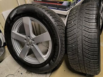 Alu kola Land Rover 5x108 r19 ,pneu zimní 6mm 255/55/19