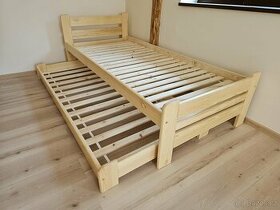Prodám nové zvýšené postele s přistýlkou