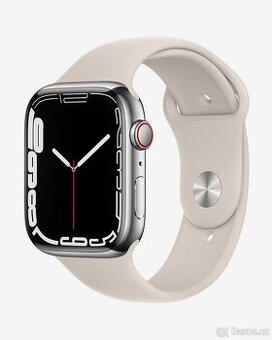 Apple WATCH Series 7, GPS + Cellular, nerezová ocel stříbrná