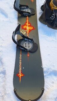 Snowboard pánský, vázání, boty