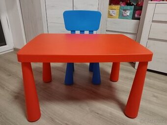 Dětský stolek se židlí Mammut