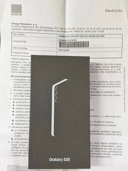 Samsung Galaxy S25 256gb